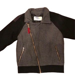 3T Boys Slanted Zipper Jacket